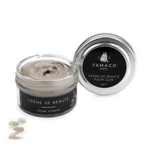 Крем для обуви темно бежевый 348 Famaco Creme De Beaute, 50 мл фото 58649