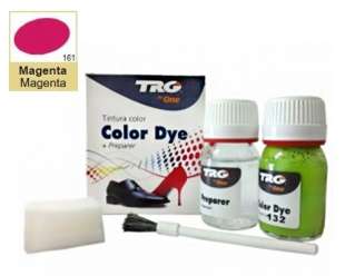 Глянцевая краска для кожи и обуви + очиститель Trg Color Dye Double