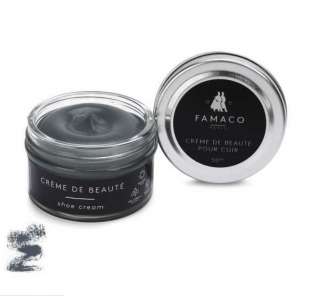 Крем для обуви темно серый 309 Famaco Creme De Beaute, 50 мл фото 89941