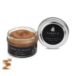 Крем для обуви коричневый 357 Famaco Creme De Beaute, 50 мл фото 58667