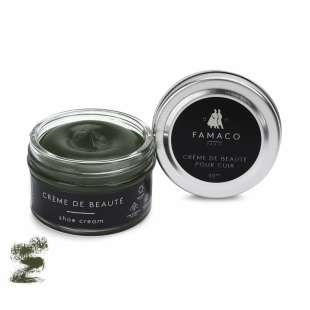 Крем для обуви зеленый 362 Famaco Creme De Beaute, 50 мл фото 58678