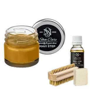 MAVI STEP Aurora Suede & Nubuck Shoe Care Kit Bright Ochre фото 102542