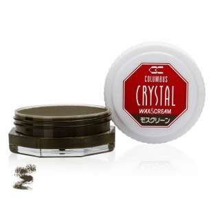 Воск для обуви темно зеленый 662 Columbus Crystal Wax&Cream, 35 мл фото 94404