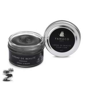 Крем для обуви серый 381 Famaco Creme De Beaute, 50 мл фото 58718