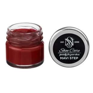 Краска бальзам для замши и нубука темно-красная 110 MAVI STEP Multi Oil Balm, 25 мл