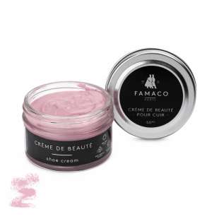 Крем для обуви розовый 385 Famaco Creme De Beaute, 50 мл фото 58727