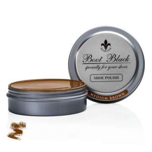 Паста насыщенно-коричневая для полировки обуви Boot Black Shoe Polish фото 62539