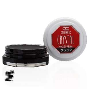 Воск для обуви черный Япония Columbus Crystal Wax&Cream, 35 ml фото 93408