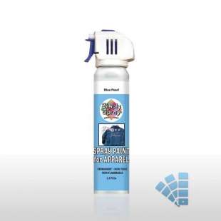 Синяя перламутровая трафаретная краска для ткани Simply Spray Stencil Paint, 73.9 мл фото 94472