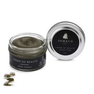 Крем для обуви зеленый 318 Famaco Creme De Beaute, 50 мл фото 57910