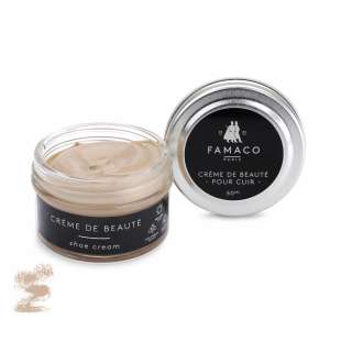 Крем для обуви бежевый 375 Famaco Creme De Beaute, 50 мл фото 58705