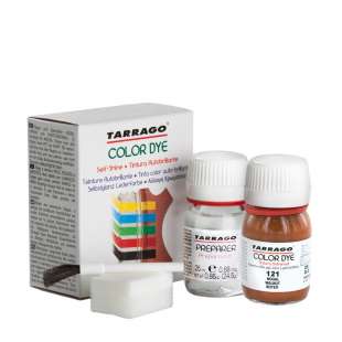 Краска для обуви темно-орехового цвета Tarrago Self Shine Color Dye Doble, 25 + 25 мл фото 94971