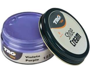 Крем для обуви фиолетовый 123 Trg Shoe Cream, 50 мл фото 90210