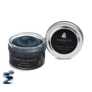 Крем для обуви синий 345 Famaco Creme De Beaute, 50 мл фото 58644