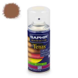 Аэрозольная коричнево-бежевая краска для кожи Saphir Tenax Spray, 150 мл фото 95551