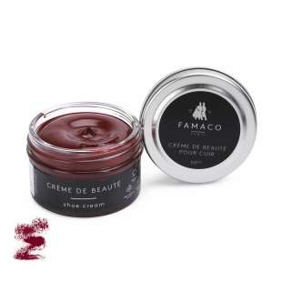 Крем для обуви темно красный 314 Famaco Creme De Beaute, 50 мл фото 57905