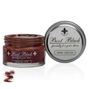 Крем для обуви коричневый 696 Boot Black Shoe Cream, 55 мл фото 62467