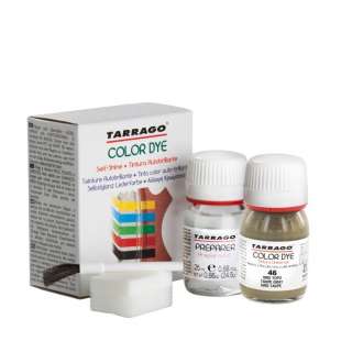 Серо-коричневая краска для обуви из кожи Tarrago Self Shine Color Dye Doble, 25 + 25 мл фото 94919