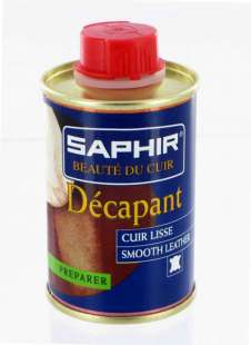 Жидкость для снятия краски с обуви Saphir Decapant, 100 мл фото 32209