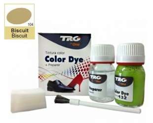 Глянцевая краска для кожи и обуви + очиститель Trg Color Dye Double