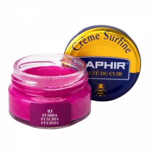 Увлажняющий крем для обуви цвета фуксия Saphir Creme Surfine, 50 мл фото 95714