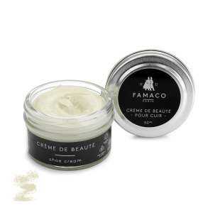 Крем для обуви белый 354 Famaco Creme De Beaute, 50 мл фото 58661