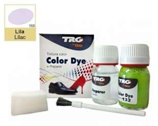 Глянцевая краска для кожи и обуви + очиститель Trg Color Dye Double