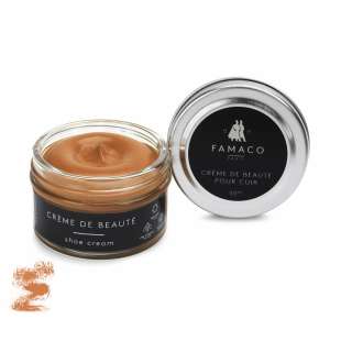 Крем для обуви светло коричневый 506 Famaco Creme De Beaute, 50 мл фото 58942