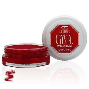 Воск для обуви красный 600 Columbus Crystal Wax&Cream, 35 мл фото 94397