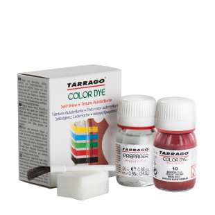 Красно-коричневая краска для обуви Tarrago Self Shine Color Dye Doble, 25 + 25 мл фото 95012