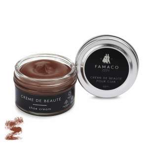 Крем для обуви коричневый 305 Famaco Creme De Beaute, 50 мл фото 57893