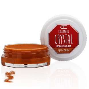 Воск для обуви светло коричневый 570 Columbus Crystal Wax&Cream, 35 мл фото 94394
