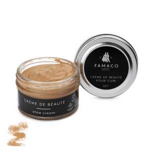 Крем для обуви бежевый 307 Famaco Creme De Beaute, 50 мл фото 57895