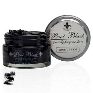 Крем для обуви черный 429 Boot Black Shoe Cream, 55 мл фото 62463