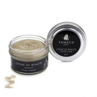 Крем для обуви бежевый 316 Famaco Creme De Beaute, 50 мл фото 57908