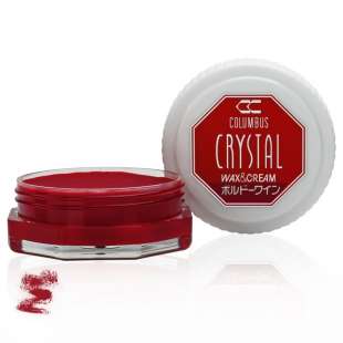Воск для обуви бордовый 105 Columbus Crystal Wax&Cream, 35 мл фото 94385