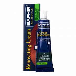 Saphir Франция Крем-Краска-Жидкая кожа для обуви и кожи Creme Renovatrice