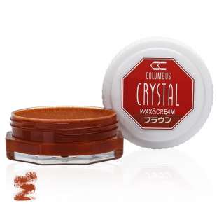 Воск для обуви коричневый 037 Columbus Crystal Wax&Cream, 35 мл фото 94407