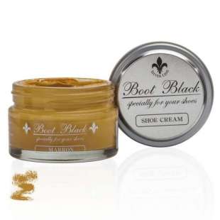 Крем для обуви охра 140 Boot Black Shoe Cream, 55 мл фото 94236