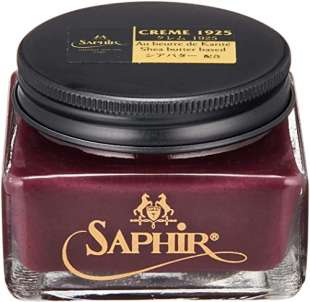 Крем для обуви красный Saphir Medaille d'Or Shoe Polish Pommadier, 75 мл фото 96087