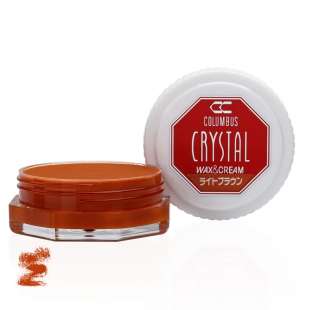 Воск для обуви светло коричневый 617 Columbus Crystal Wax&Cream, 35 мл фото 94410