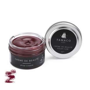 Крем для обуви бордовый 355 Famaco Creme De Beaute, 50 мл фото 58663