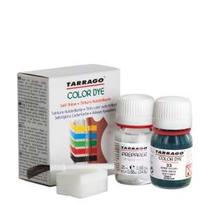 Темно-зеленая краска для обуви Tarrago Self Shine Color Dye Doble, 25 + 25 мл фото 94959
