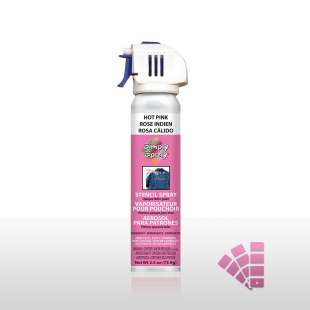 Спрей-краска для ткани и кожи Simply Spray Stencil Paint, 73.9 мл
