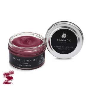 Крем для обуви красный 509 Famaco Creme De Beaute, 50 мл фото 58948