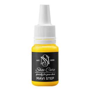 Краска желтая для обуви и изделий из кожи MAVI STEP Universal Dye, 10 мл