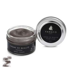 Крем для обуви серый 380 Famaco Creme De Beaute, 50 мл фото 58716