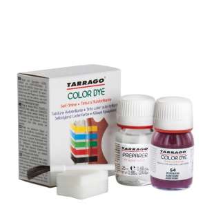 Краска для обуви баклажанового цвета Tarrago Self Shine Color Dye Doble, 25 + 25 мл фото 94985