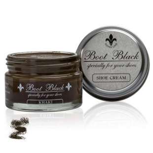 Крем для обуви хаки 126 Boot Black Shoe Cream, 55 мл фото 62483