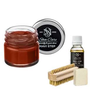 MAVI STEP Aurora Suede & Nubuck Shoe Care Kit Pale Sky Milk Chocolate фото 102650